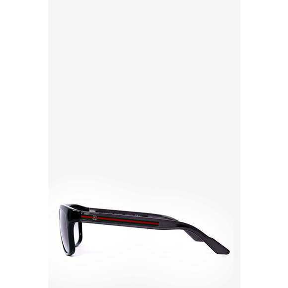 Gucci Black Acrylic Web Sunglasses - Picture 3 of 3